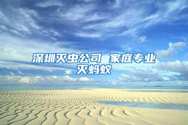 深圳滅蟲公司 家庭專業(yè)滅螞蟻
