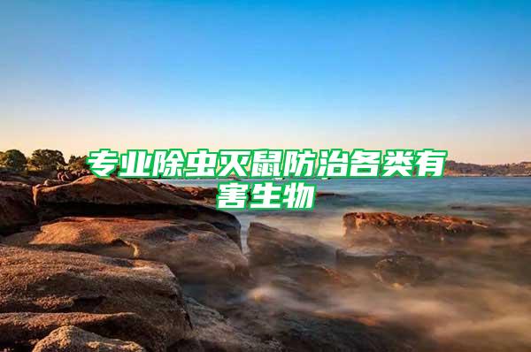 專業(yè)除蟲滅鼠防治各類有害生物