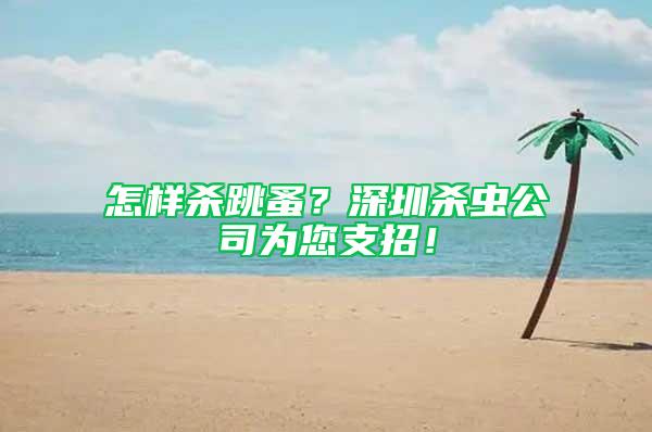 怎樣殺跳蚤？深圳殺蟲公司為您支招！