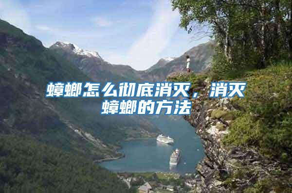 蟑螂怎么徹底消滅，消滅蟑螂的方法