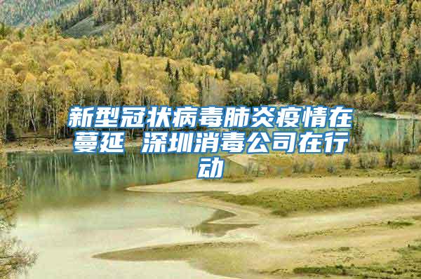 新型冠狀病毒肺炎疫情在蔓延 深圳消毒公司在行動(dòng)