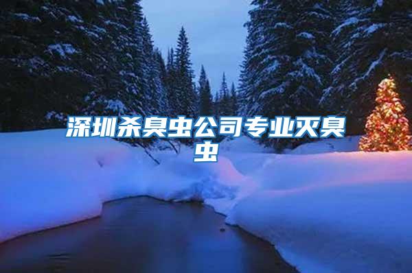 深圳殺臭蟲(chóng)公司專業(yè)滅臭蟲(chóng)