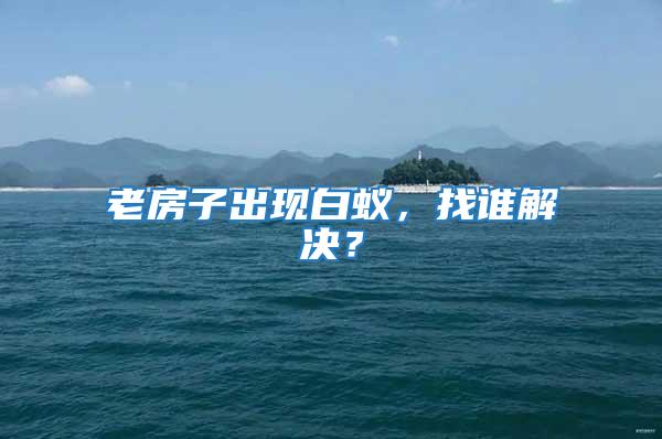 老房子出現(xiàn)白蟻，找誰解決？