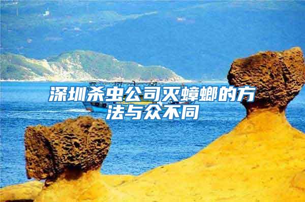 深圳殺蟲(chóng)公司滅蟑螂的方法與眾不同