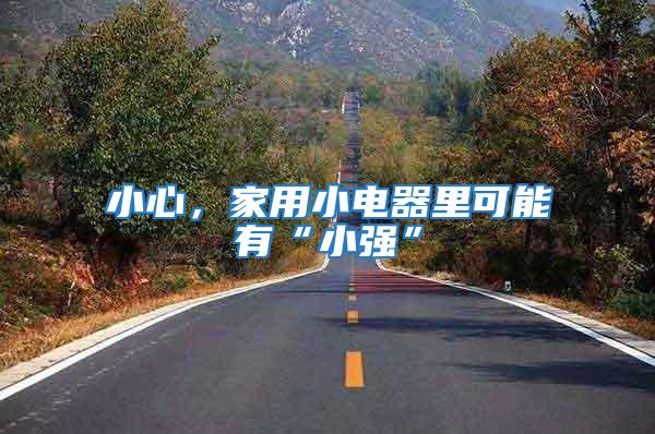 小心，家用小電器里可能有“小強”