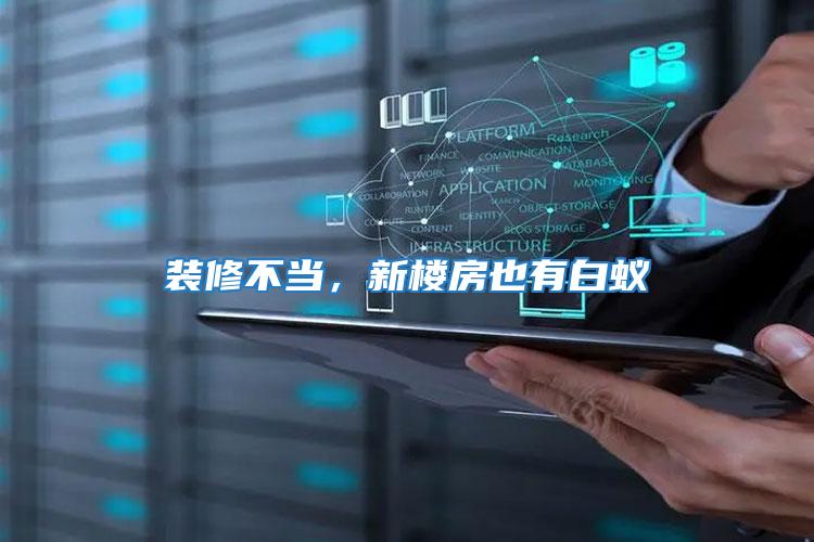 裝修不當(dāng)，新樓房也有白蟻
