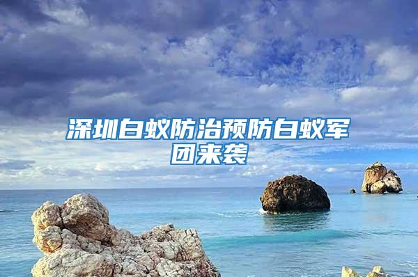 深圳白蟻防治預防白蟻軍團來襲