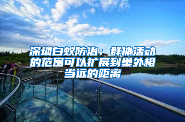 深圳白蟻防治：群體活動(dòng)的范圍可以擴(kuò)展到巢外相當(dāng)遠(yuǎn)的距離